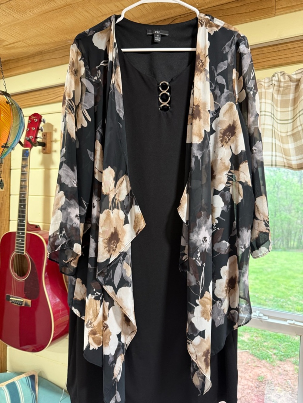 R&K Black Dress with Subtle Sheen